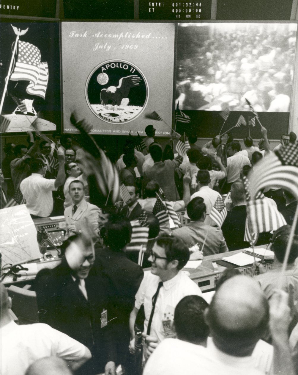 Triumf po rozpryskach Apollo 11 autorstwa Unbekannt