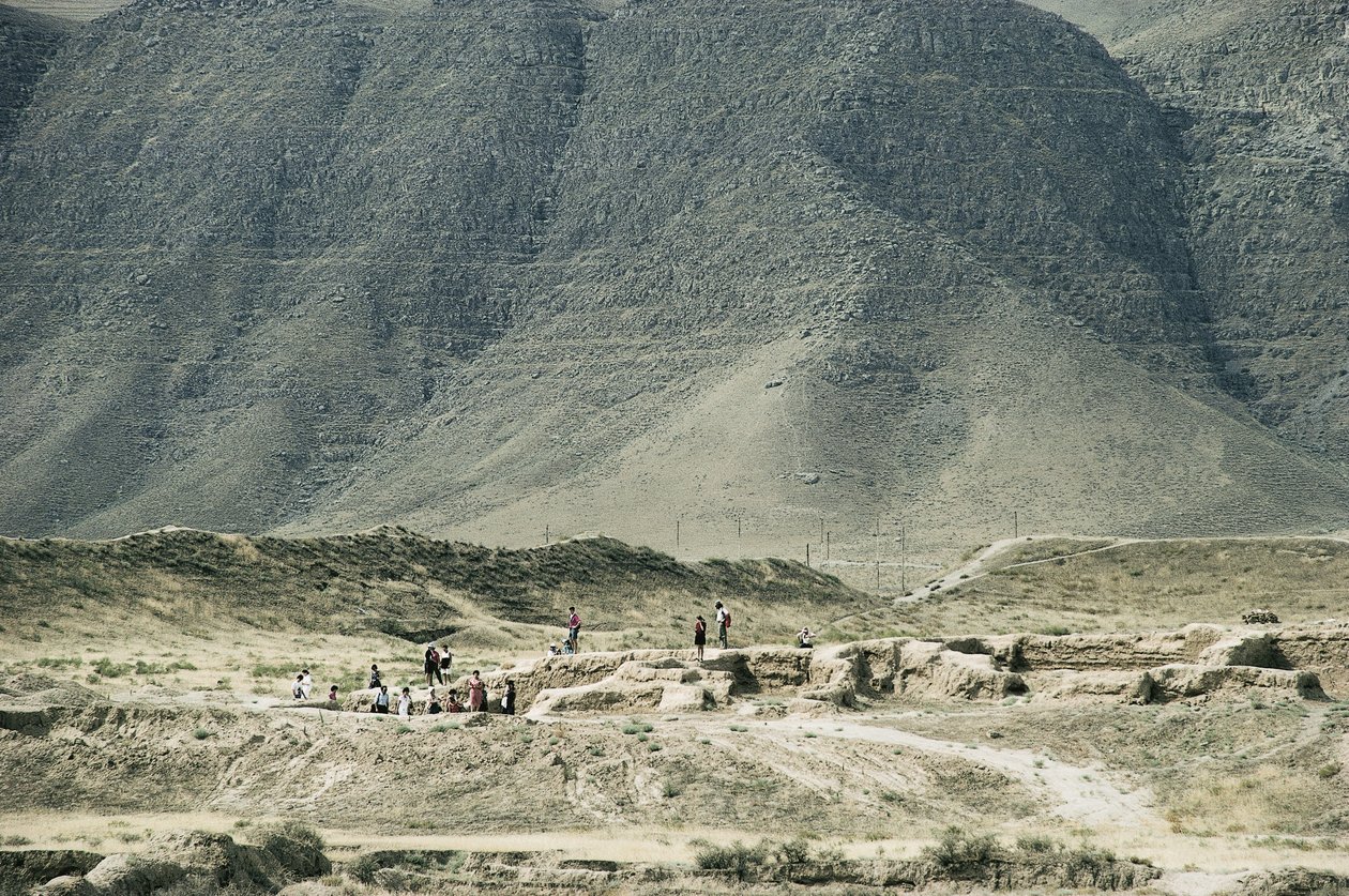 Turkmenia. Ruiny Nysy. Lista światowego dziedzictwa UNESCO, 2007 autorstwa Benjamin Baud