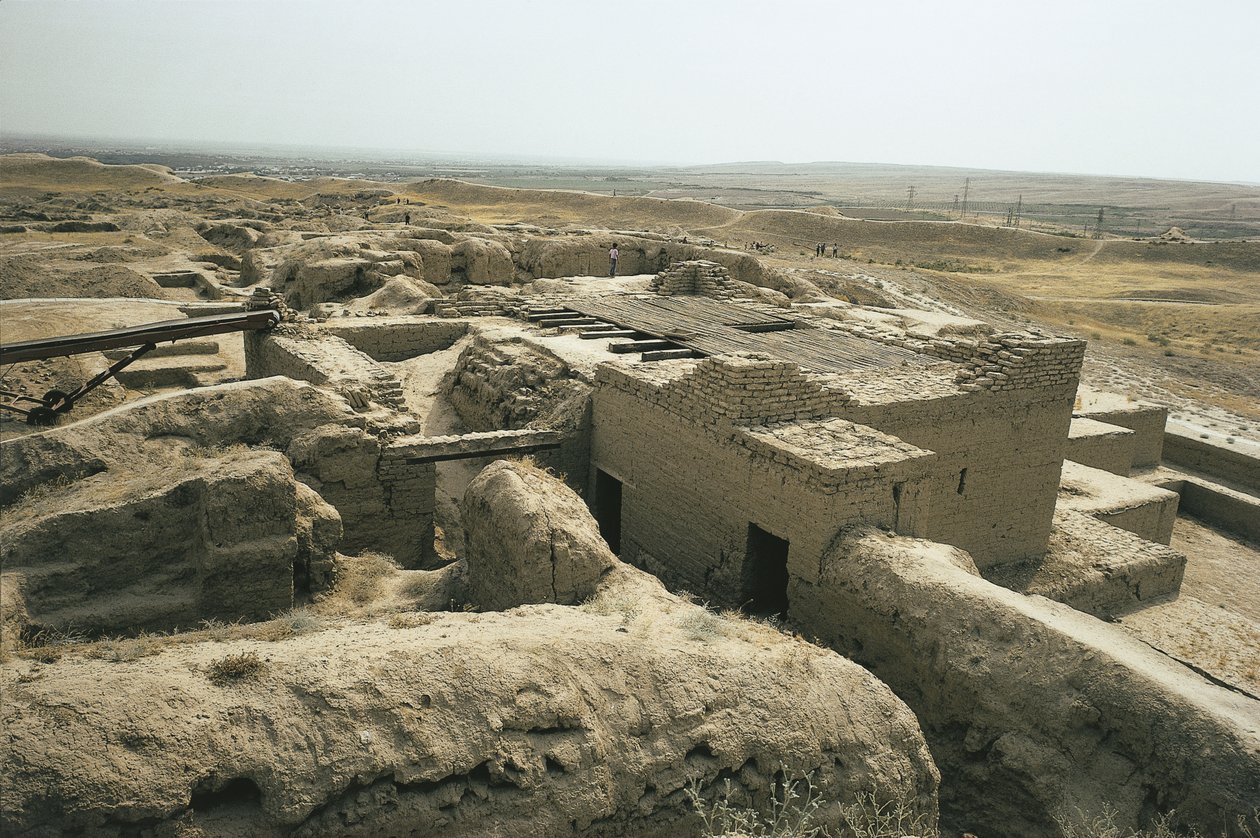 Turkmenia. Ruiny Nysy. Lista światowego dziedzictwa UNESCO, 2007 autorstwa Benjamin Baud