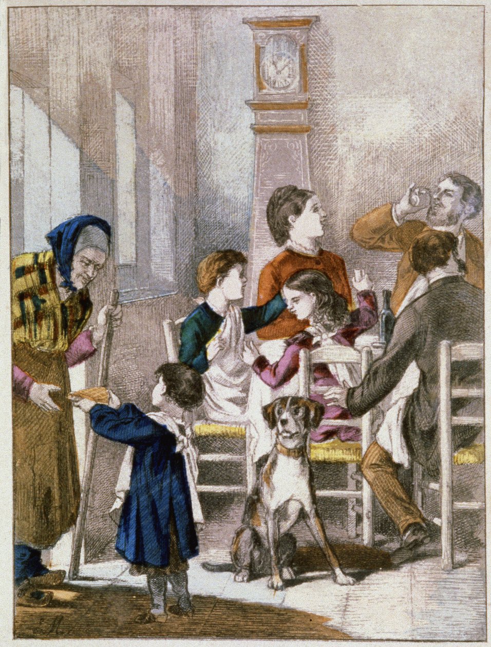 Tort z okazji Dwunastej Nocy, ok. 1890 r. (rycina) autorstwa Unbekannter Künstler