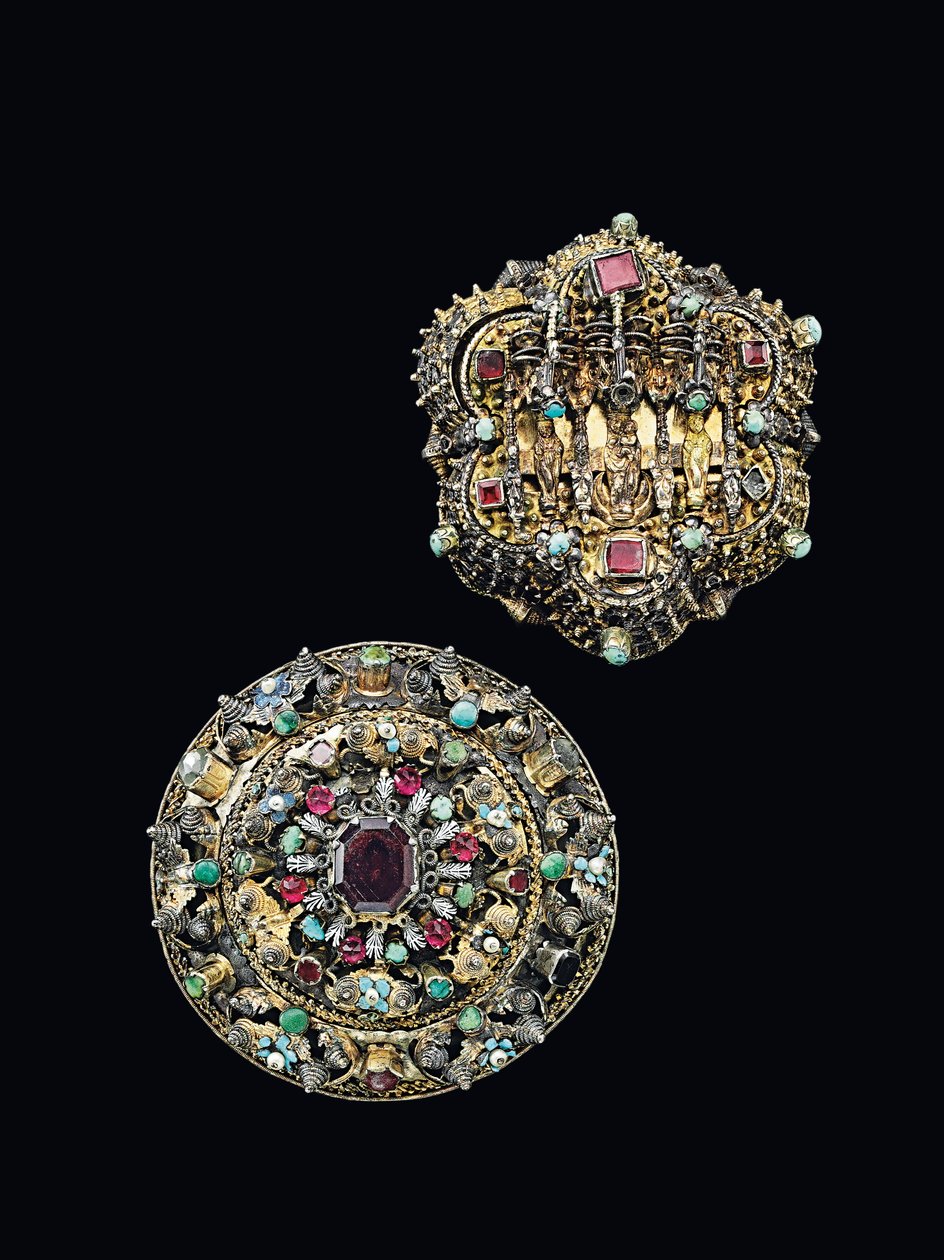Dwie rozety na piersi, Sibiu, ok. 1675-1700 autorstwa Unbekannt