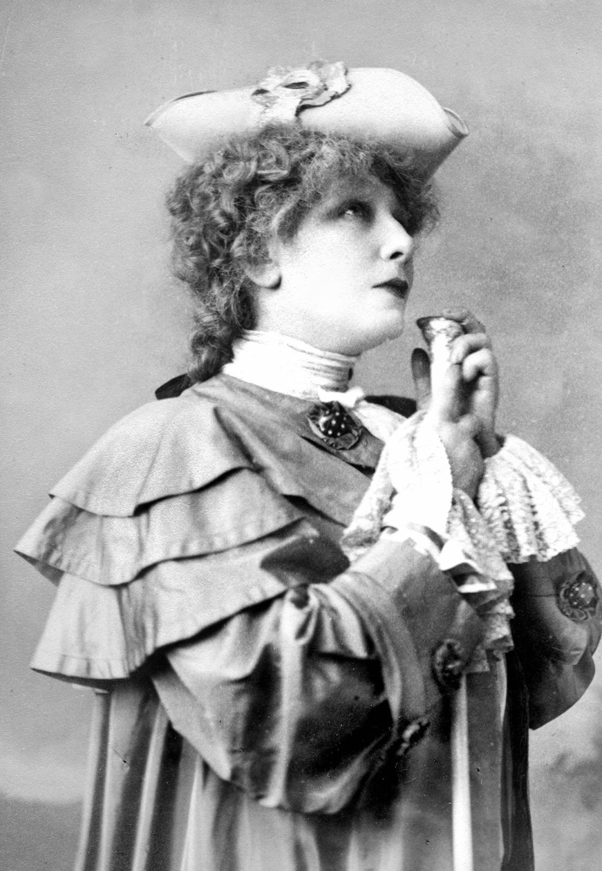 Wielka Brytania : Aktorka Sarah Bernhardt autorstwa Unbekannt