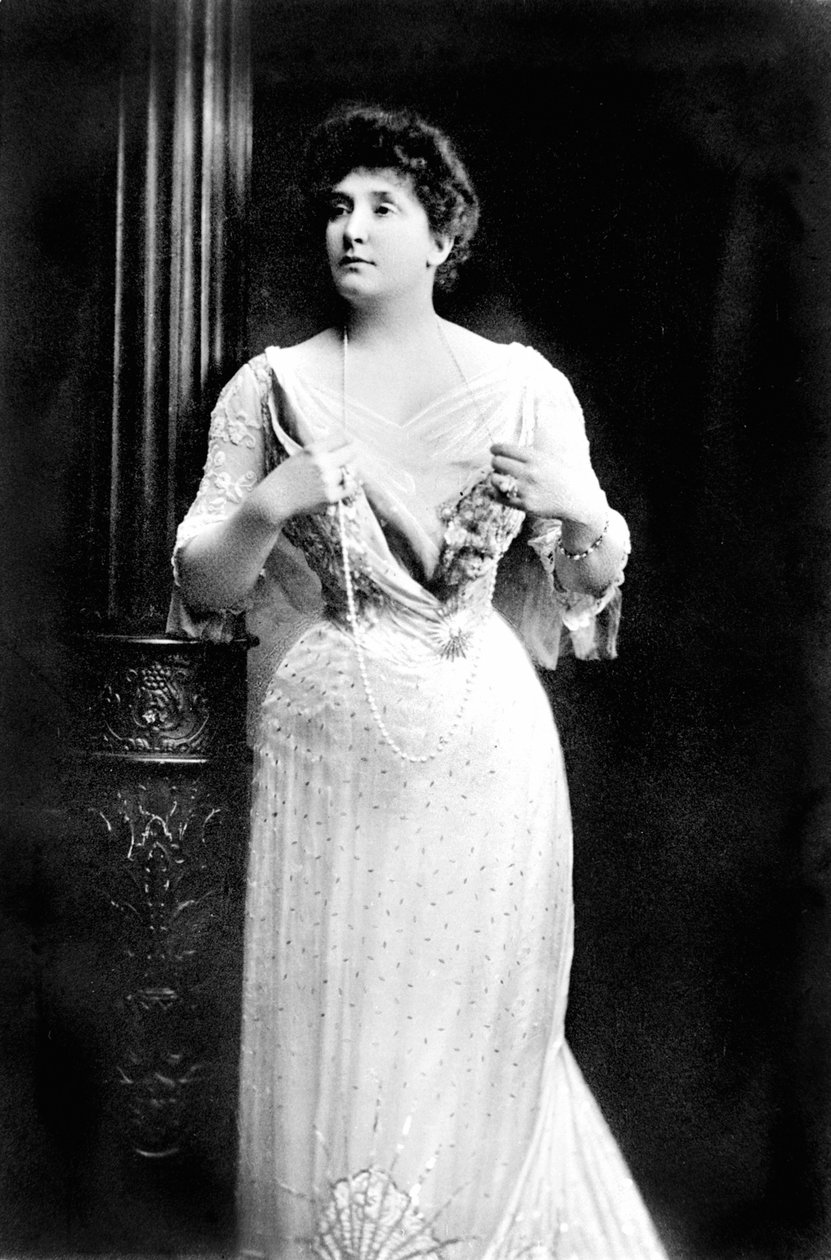 Wielka Brytania : Australijska sopranistka Nellie Melba, - (Prawdziwe nazwisko Helen Porter) 1861-1931 autorstwa Unbekannt