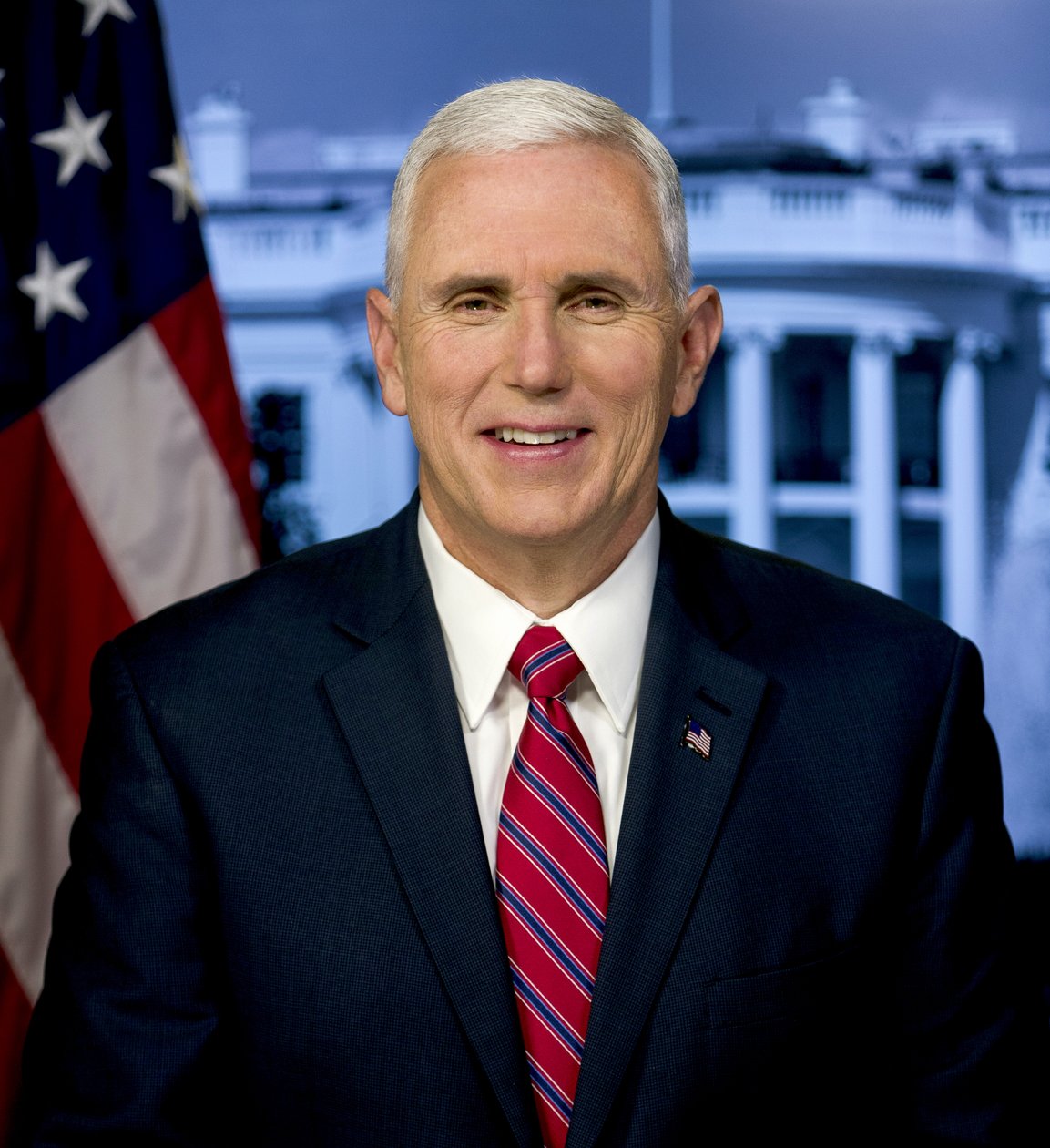 Wiceprezydent Mike Pence, 2017 (zdjęcie) autorstwa Unbekannter Künstler