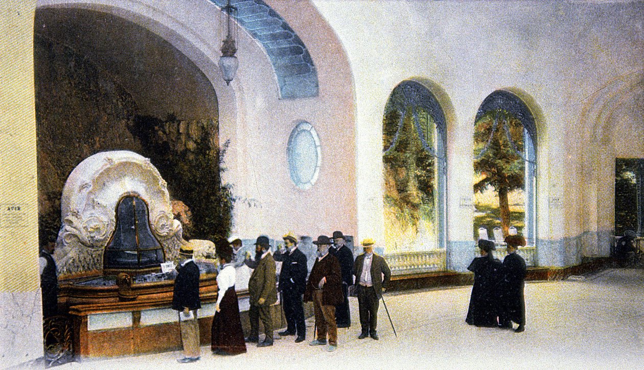 Vichy, źródło celestynów, ok. 1910 r. (pocztówka) autorstwa Unbekannter Künstler