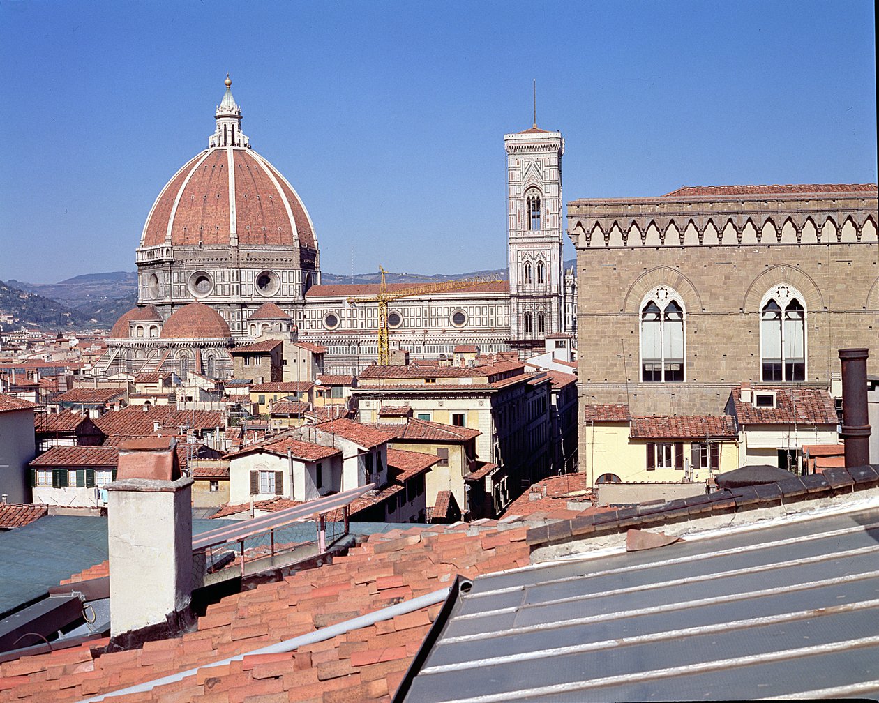 Widok katedry, Campanile i Orsanmichele (zdjęcie) autorstwa Unbekannt