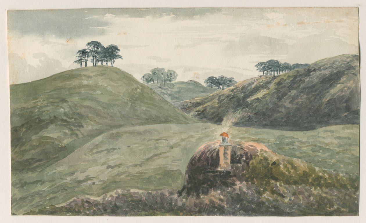 Walton-on-the-Hill - Cannock Chase: malarstwo akwarelowe i [?XIX wiek] autorstwa Unbekannt