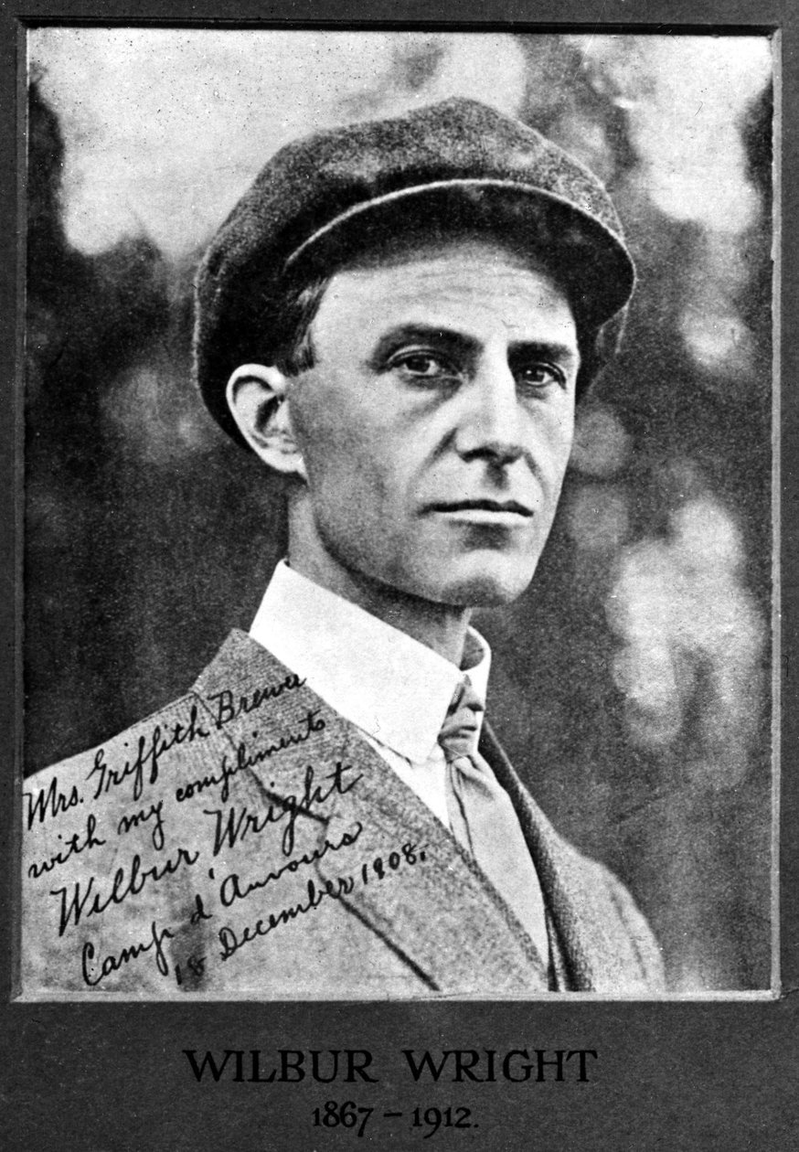 Wilbur Wright, amerykański lotnik autorstwa Unbekannt