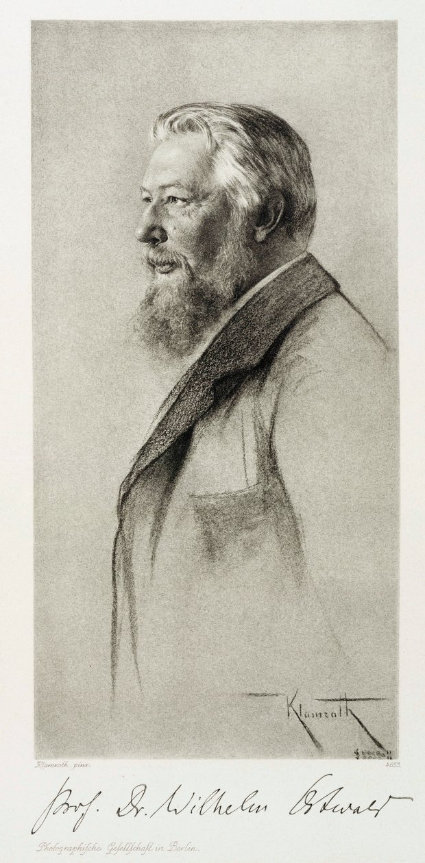 Wilhelm Ostwald, łotewski chemik, ok. 1910 autorstwa Unbekannt