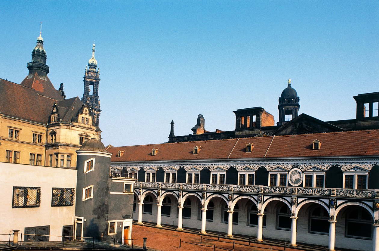Skrzydło pałacu Zwinger, Drezno (XVIII w.), Saksonia, Niemcy autorstwa Benjamin Baud