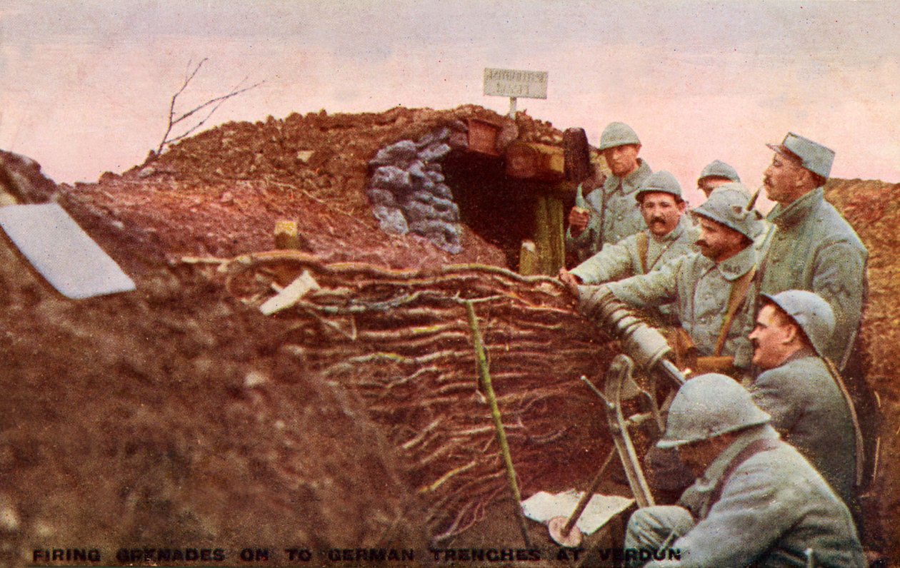 1 wojna światowa: bitwa pod Verdun autorstwa Unbekannter Künstler