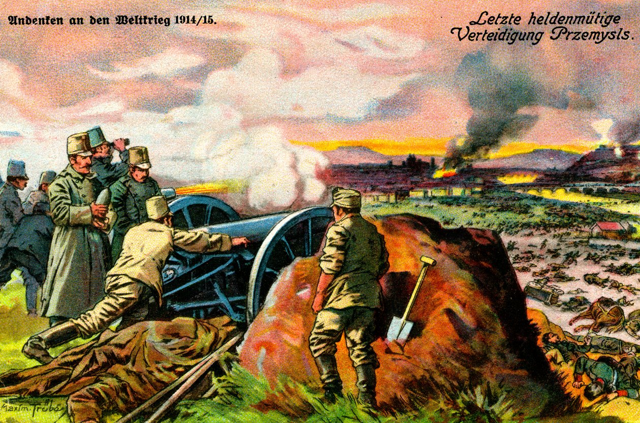 I wojna światowa: Austro-węgierska obrona Przemyśla autorstwa Unbekannter Künstler