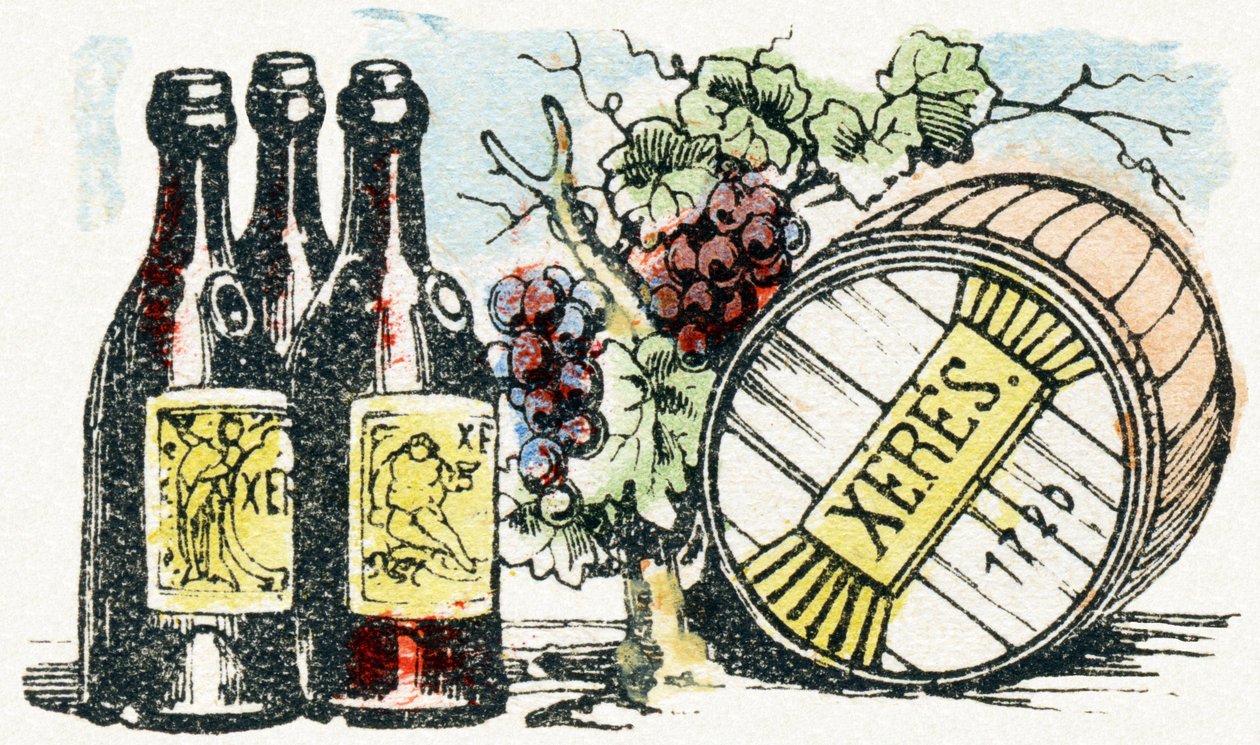 X - Xeres - Child Entertainment Alphabet c.1890 (litografia) autorstwa Unbekannt