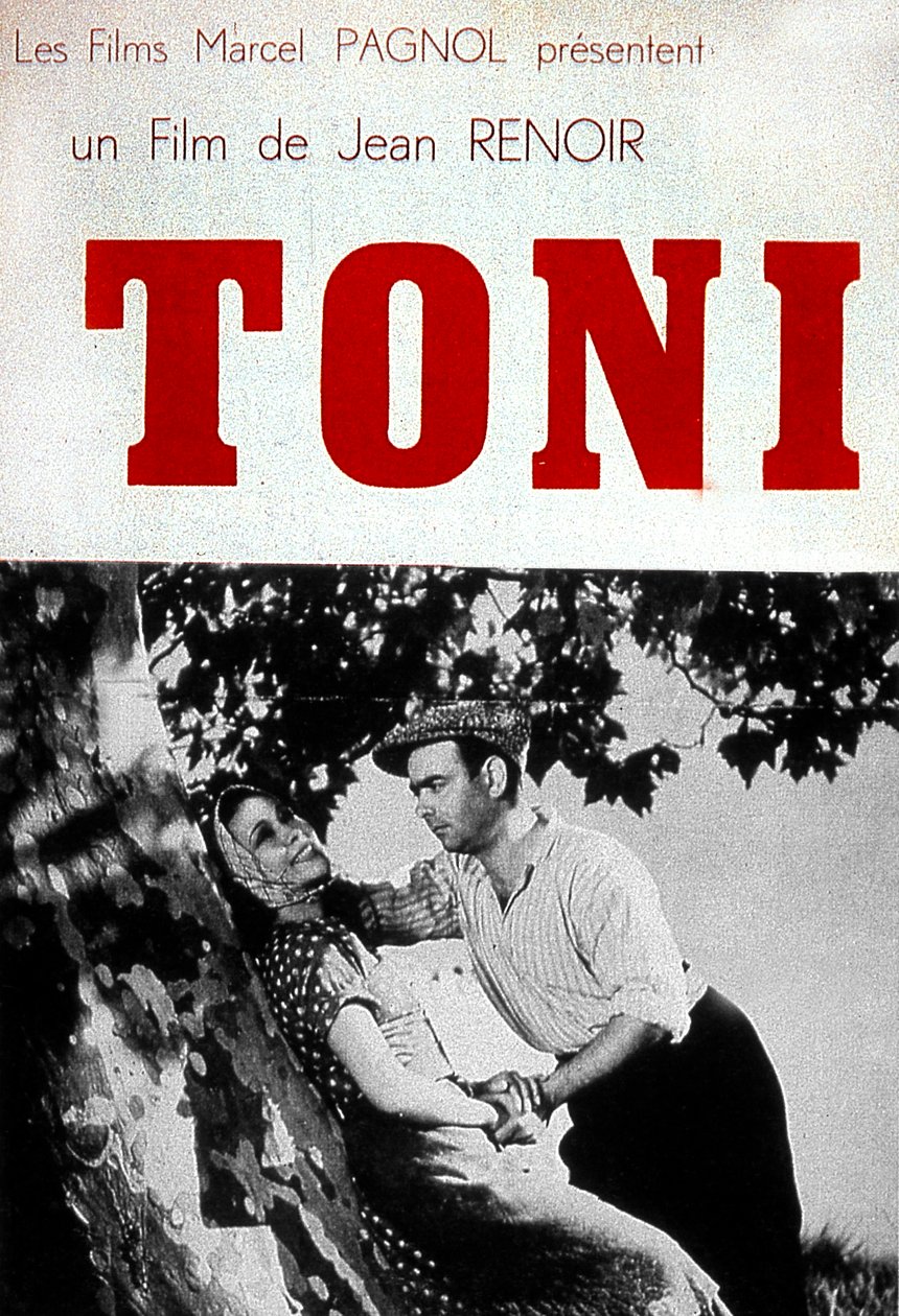Plakat filmowy Toni autorstwa JeanRenoira 1934 autorstwa Unbekannt