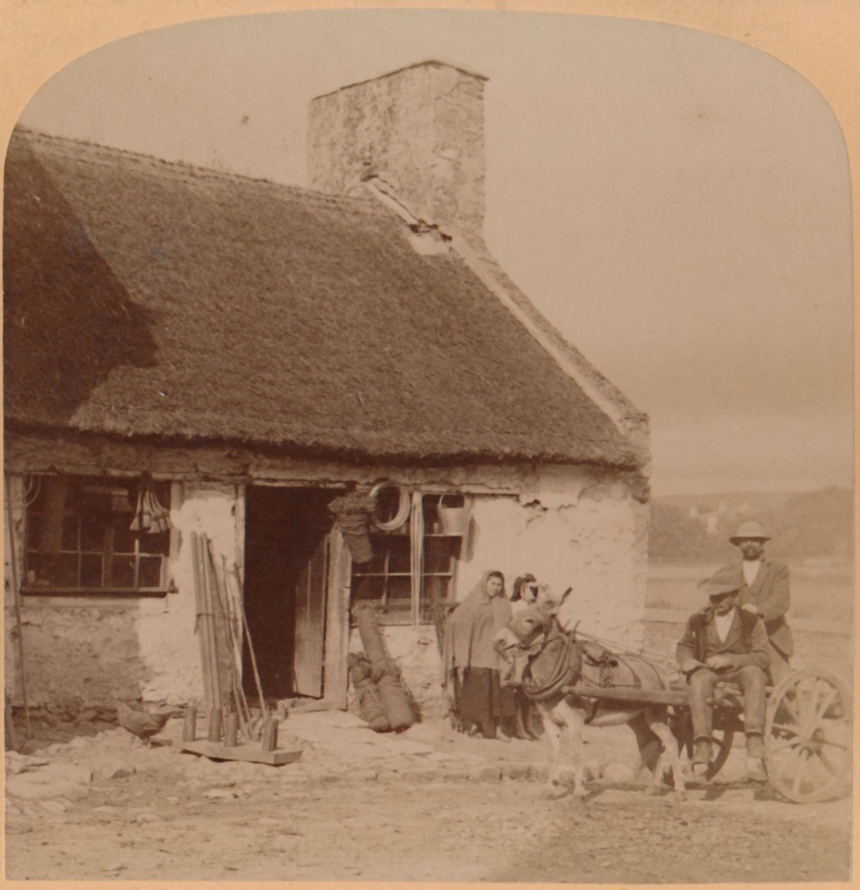 A General Merchandise Store, Killorgin, Irlandia, 1901. autorstwa Underwood and Underwood