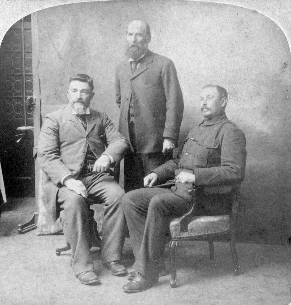 Dowódcy burscy, Republika Południowej Afryki, wojna burska, 1902 autorstwa Underwood and Underwood