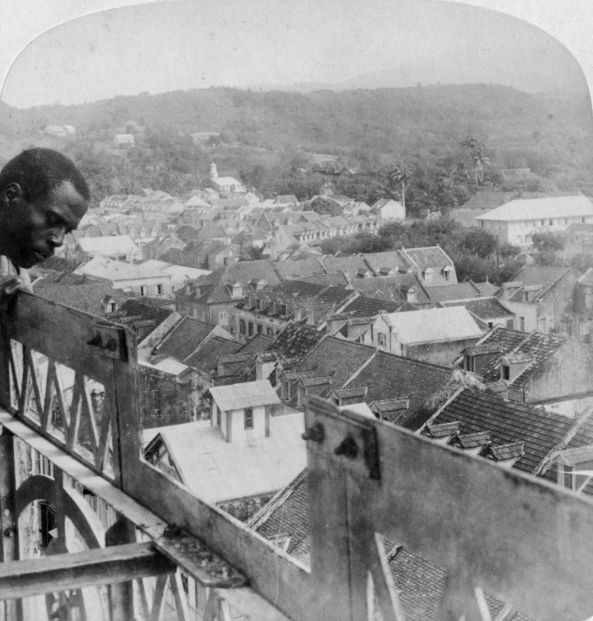 Fort de France, Martynika, 1902. autorstwa Underwood and Underwood