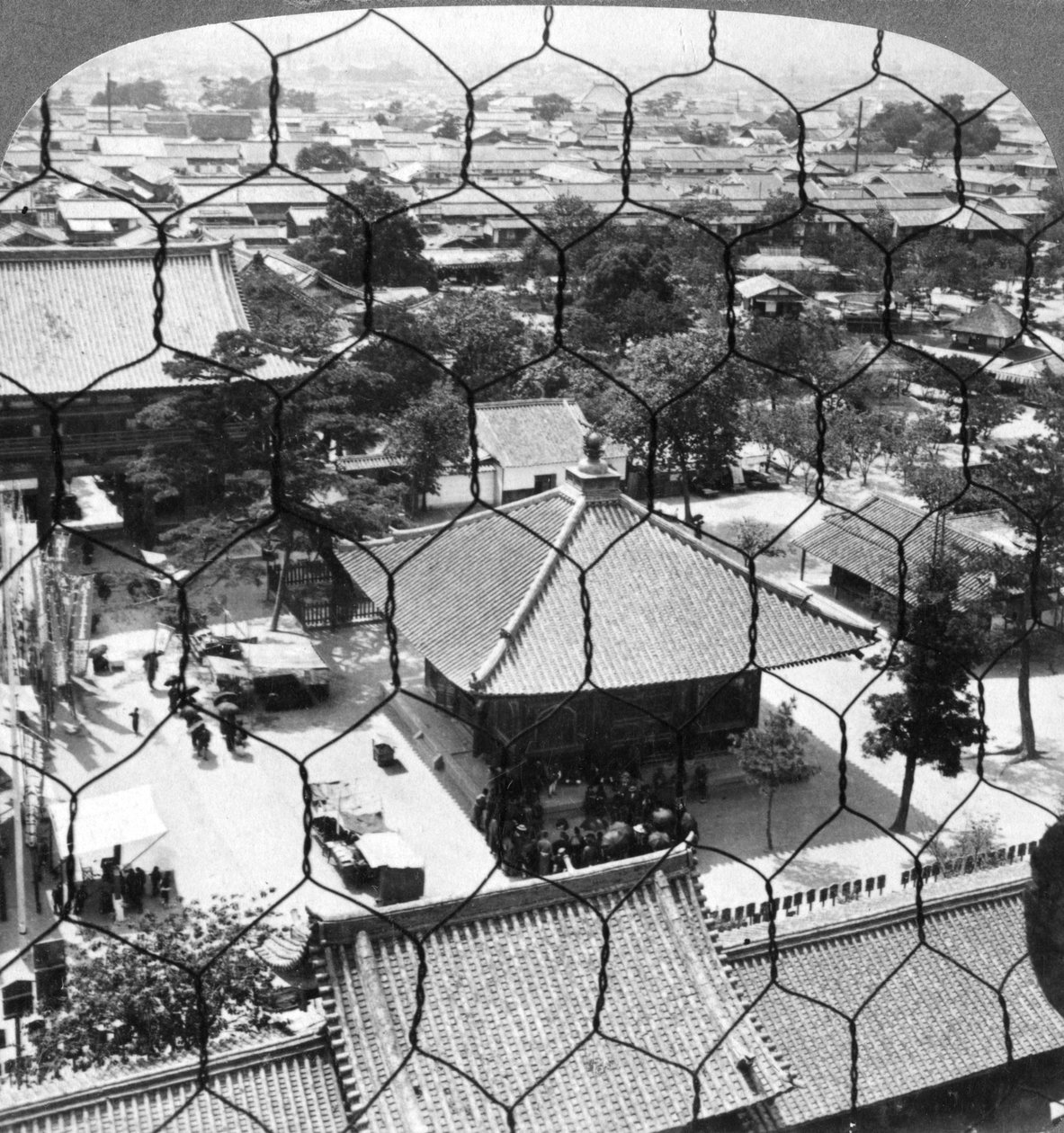 Osaka, Japonia, 1904. autorstwa Underwood and Underwood
