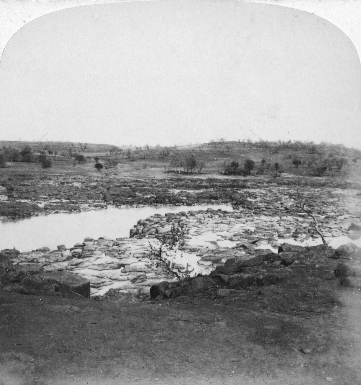 Rzeka Tugela, Natal, RPA, wojna burska, 1901 autorstwa Underwood and Underwood