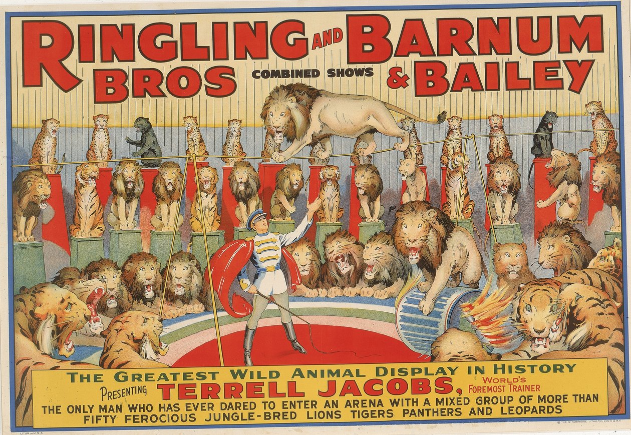 Ringling Bros. and Barnum  Bailey Combined Shows: Największy pokaz dzikich zwierząt w historii autorstwa Unidentified