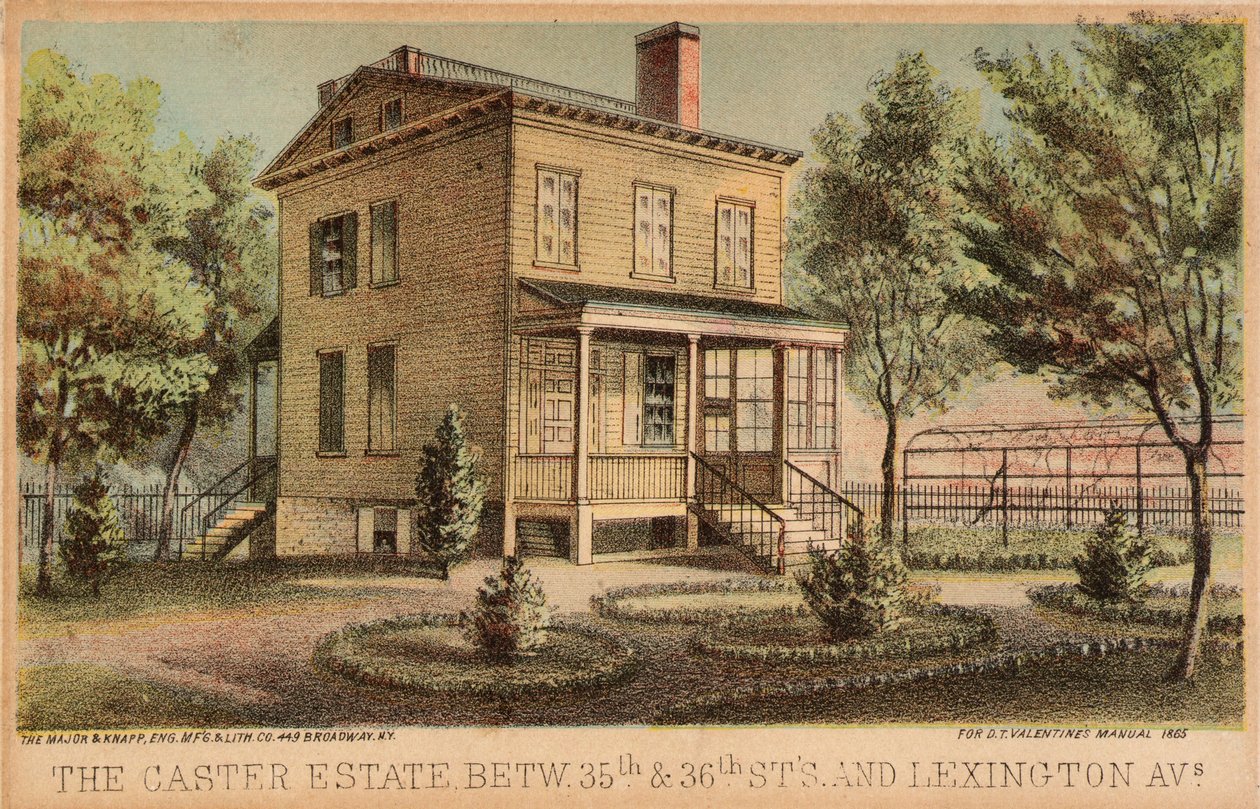 Carter Estate między 35. i 36. ulicą a Lexington Avenue autorstwa Unidentified