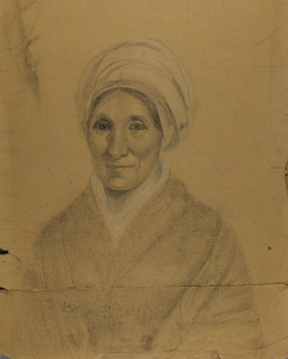 Kobieta nosząca turban autorstwa Unidentified