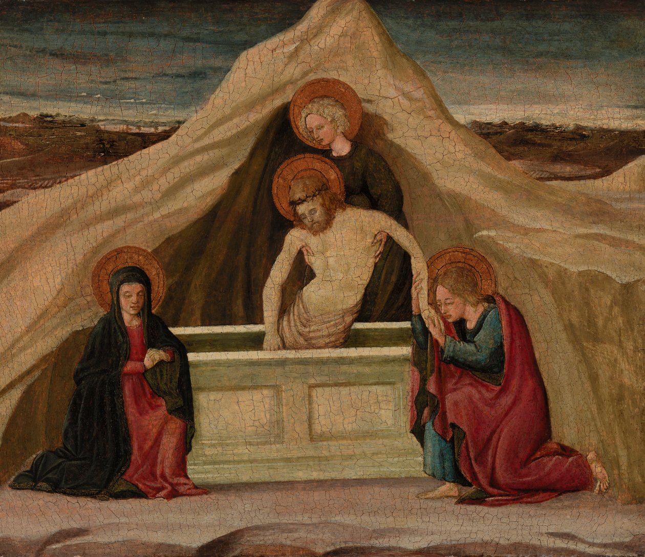 Złożenie do grobu Chrystusa autorstwa Unidentified artist, Domenico Veneziano