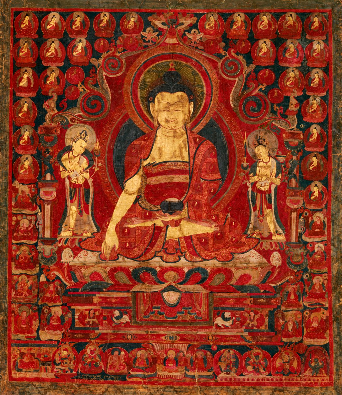 Budda Siakjamuni jako Pan Munów. Tybet Zachodni (Guge). autorstwa Unknown