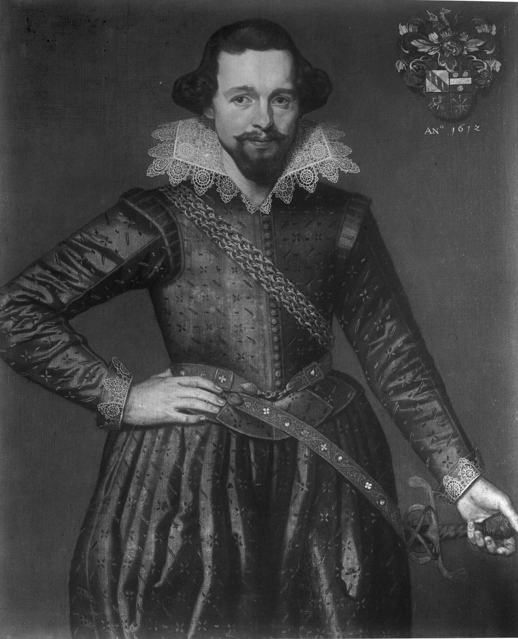 Fragment portretu Edzarda Jacoba Clanta van Nijesteina (1584-1648) autorstwa Unknown