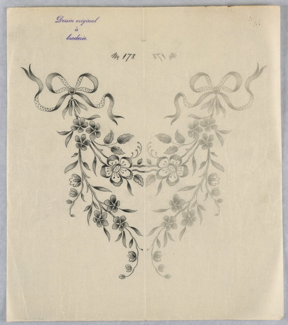 Rysunek, Wzory do haftu, ca. 1890 autorstwa Unknown