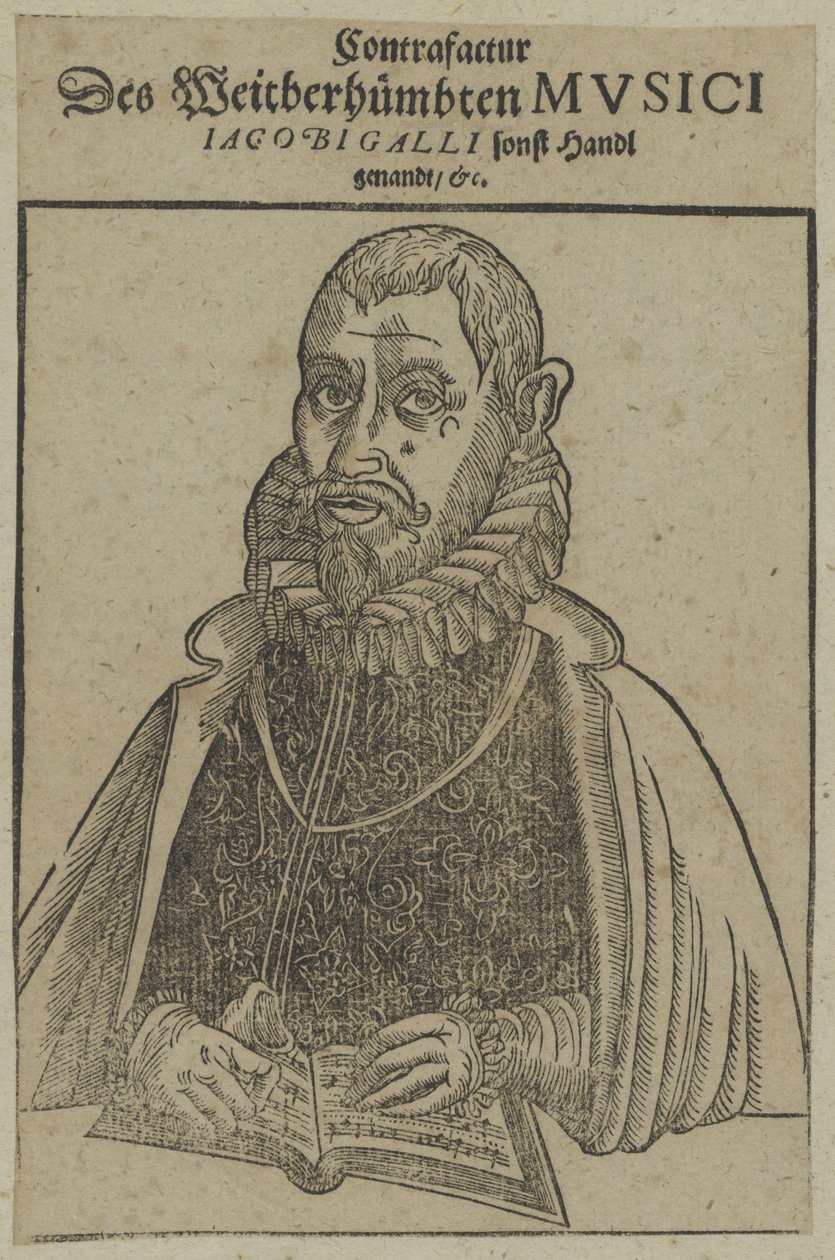 Jakob Petelin Gallus autorstwa Unknown