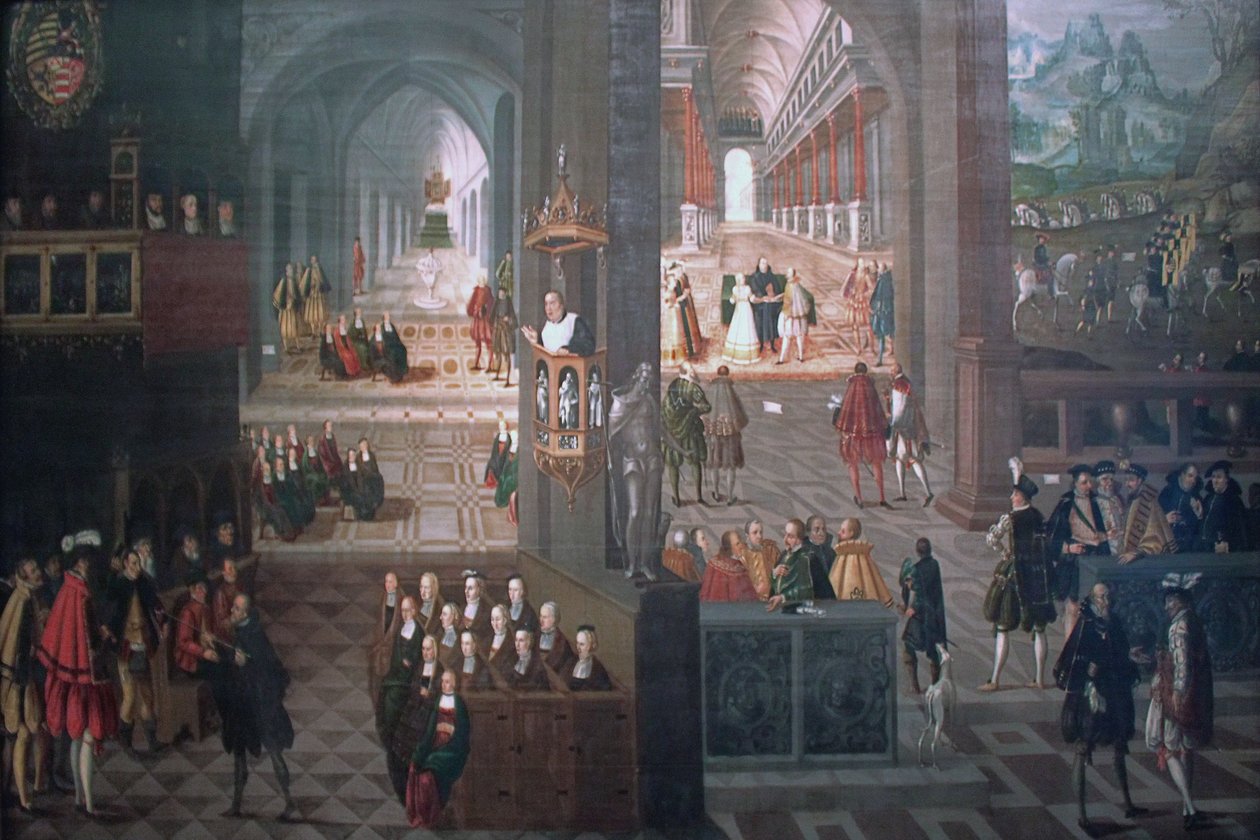 Młodzież, małżeństwo i wstąpienie do rządu Johanna Friedricha Wspaniałego Saksonii. autorstwa Unknown