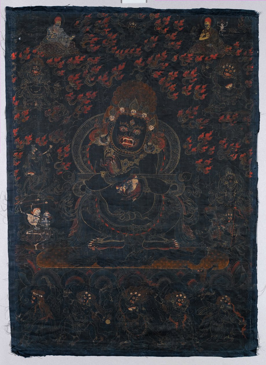 Mahakala, obrońca namiotu, Tybet. autorstwa Unknown