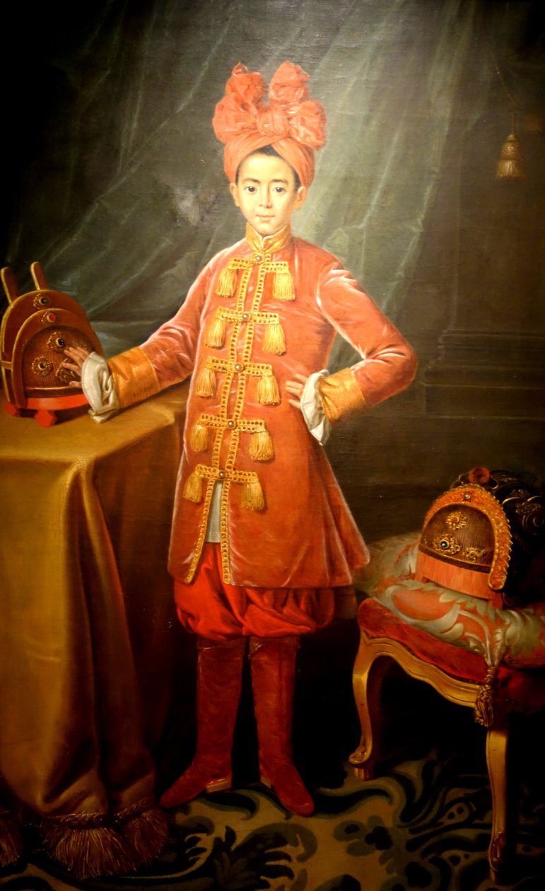 Książę Cahn Wietnamu na francuskim dworze Ludwika XVI w 1787 r. autorstwa Unknown