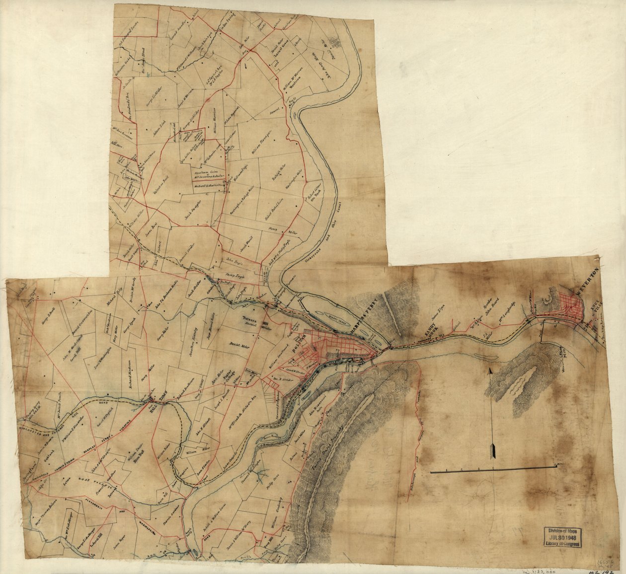 Okolice Harpers Ferry autorstwa Unknown