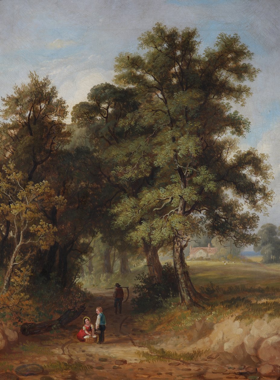 Bilford Lane, Worcester, 1848 r. autorstwa Unbekannt Unbekannt