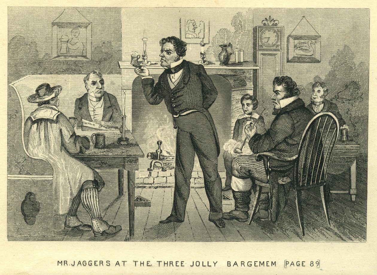 Wielkie nadzieje — pan Jaggers pod trzema wesołymi barkami, ok. 1862 r. autorstwa Unbekannt Unbekannt