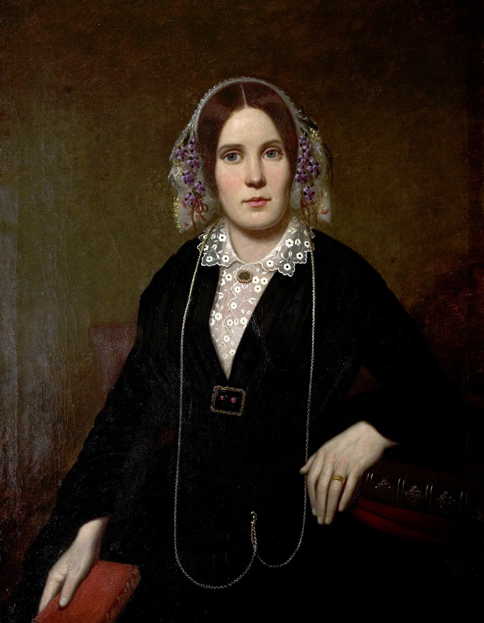 Portret damy z rodziny Worthington, ok. 1845-55 autorstwa Unknown