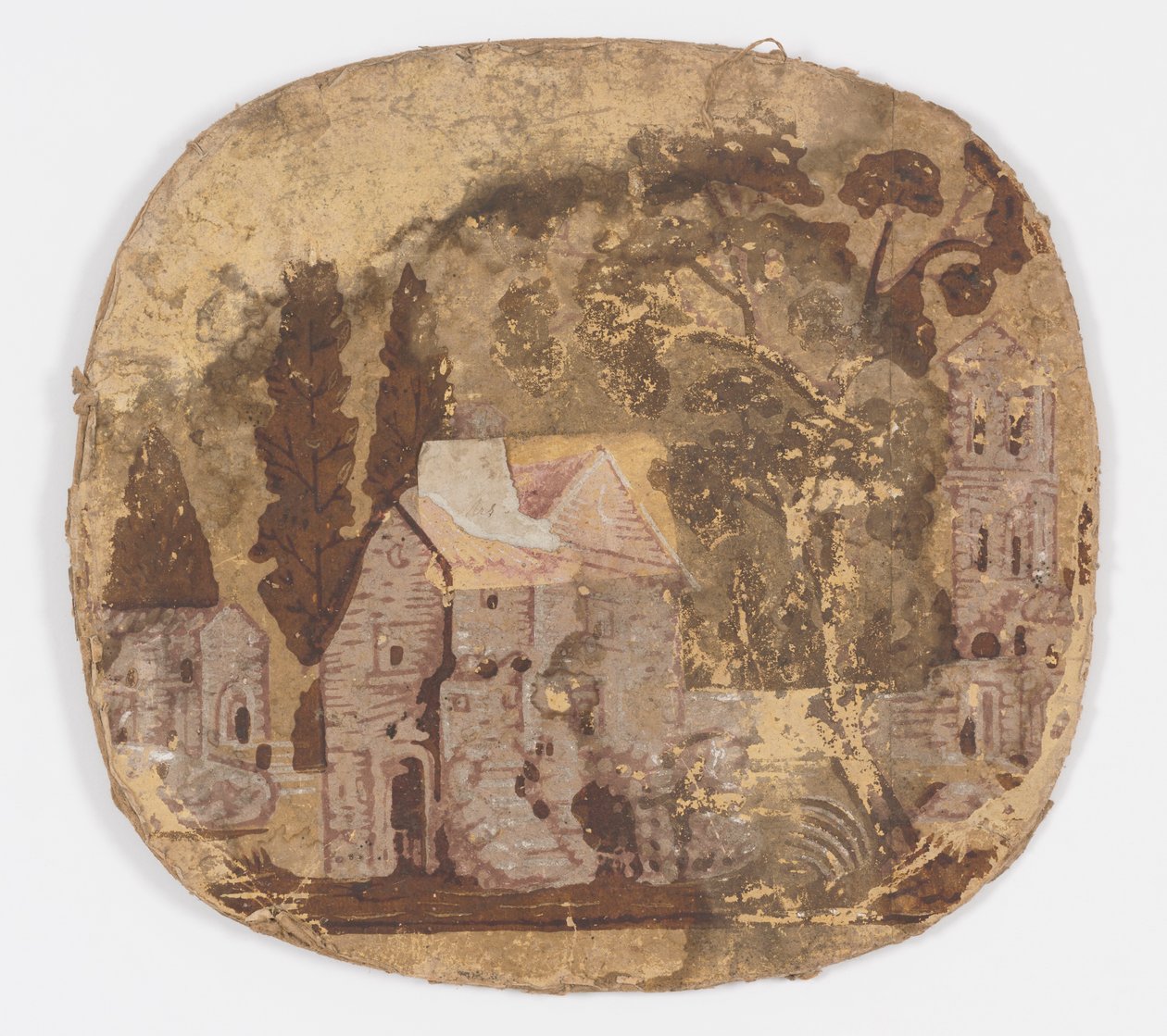 Pokrywka Bandbox, Zamki w Hiszpanii, 1835 autorstwa Unknown