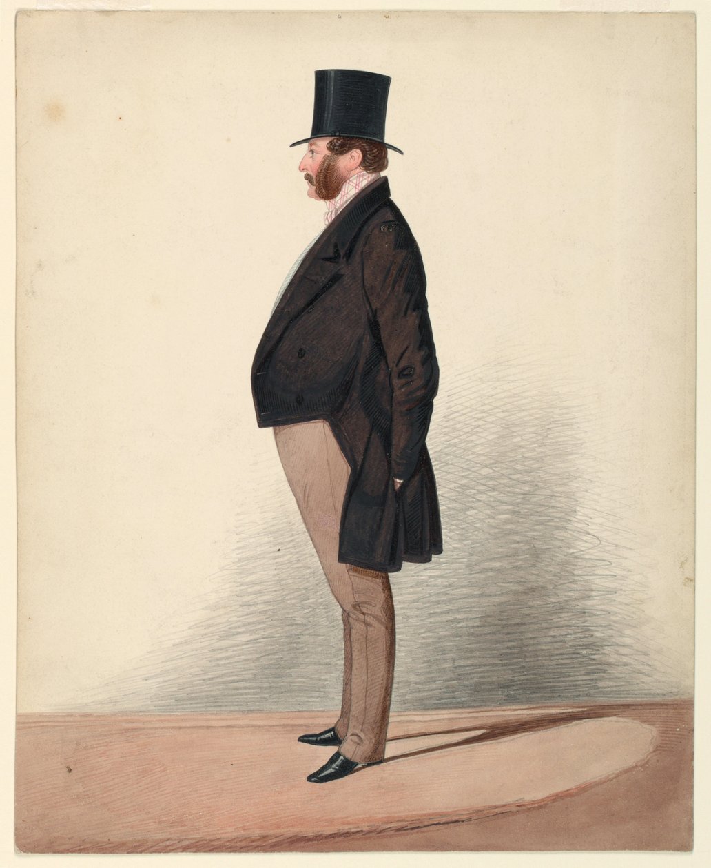 Rysunek, Portret niezidentyfikowanego mężczyzny, 1870–80 autorstwa Unknown