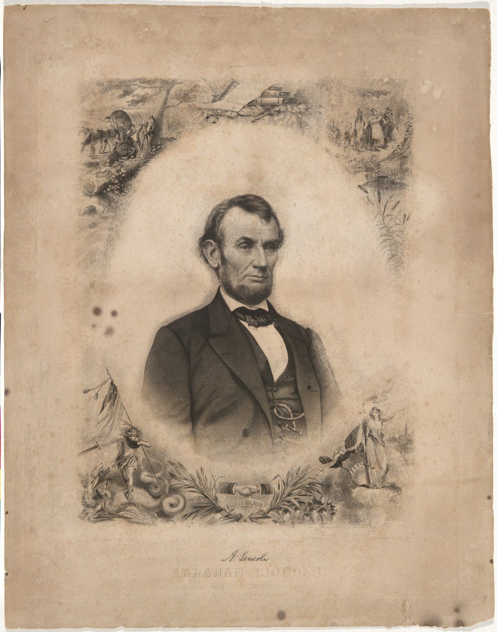 Abraham Lincoln autorstwa Unknown