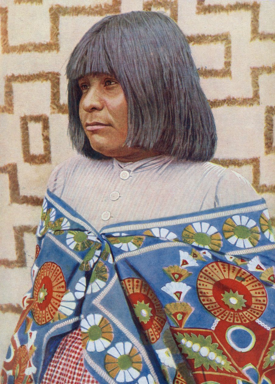 Arizona. Squaw z plemienia Walapai w Arizonie. 1920 autorstwa Unknown