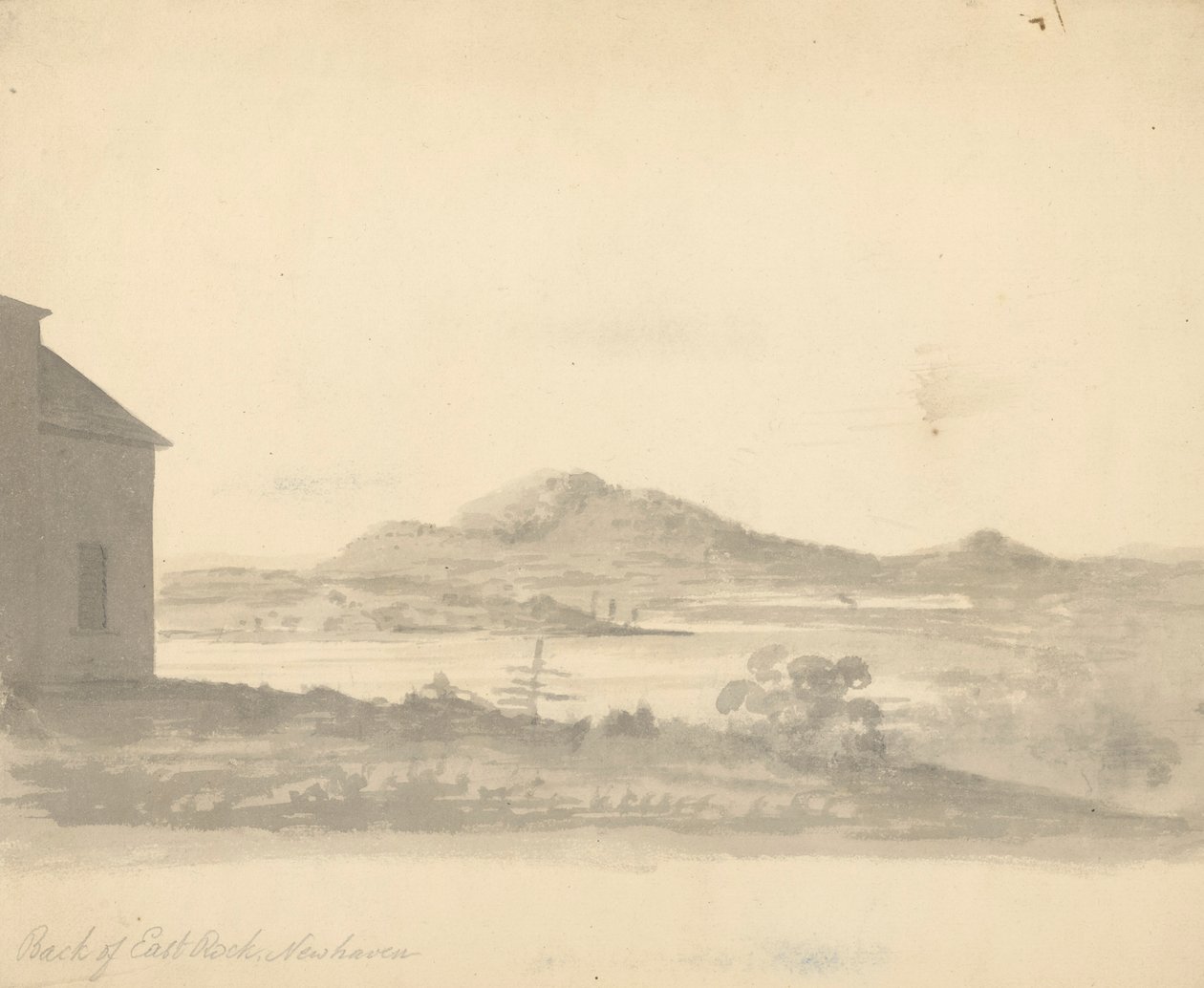 Tył East Rock, New Haven autorstwa Unknown