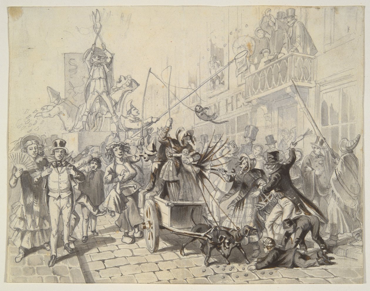 Karnawał w Antwerpii autorstwa Unknown