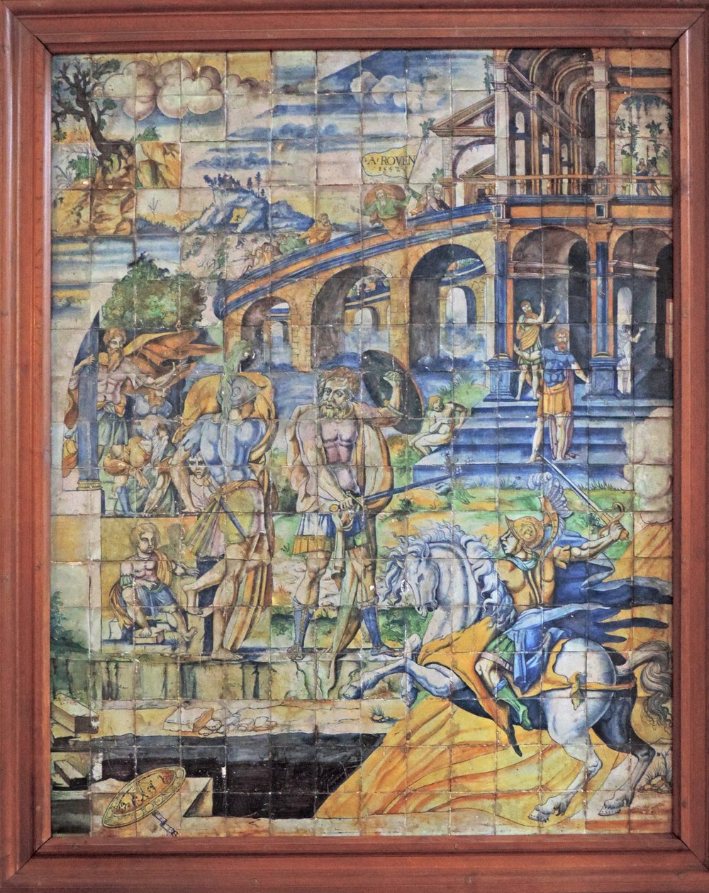 Chantilly, Chateau: Scena kafelkowa, autorstwa Unknown