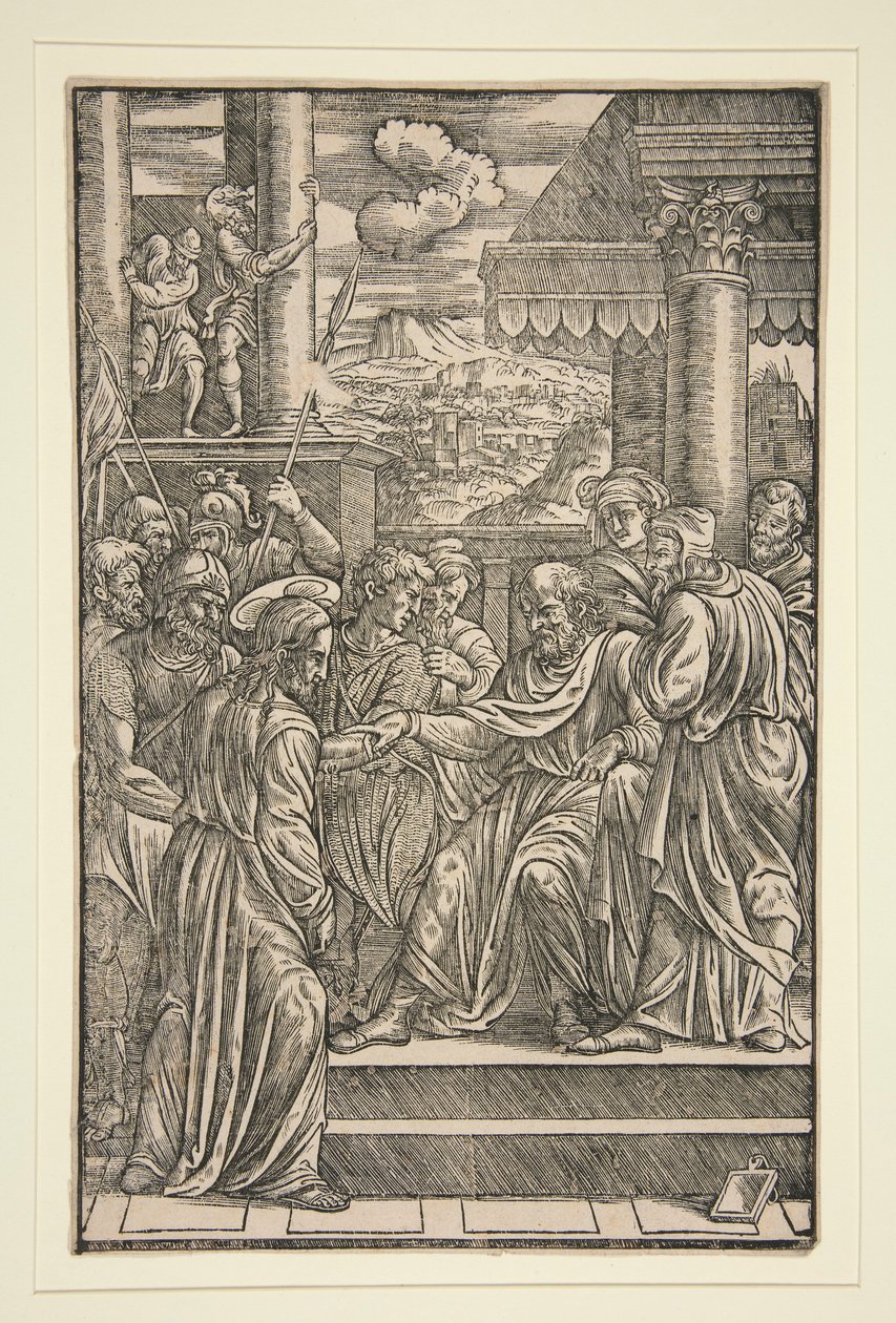 Chrystus przed Piłatem autorstwa Unknown