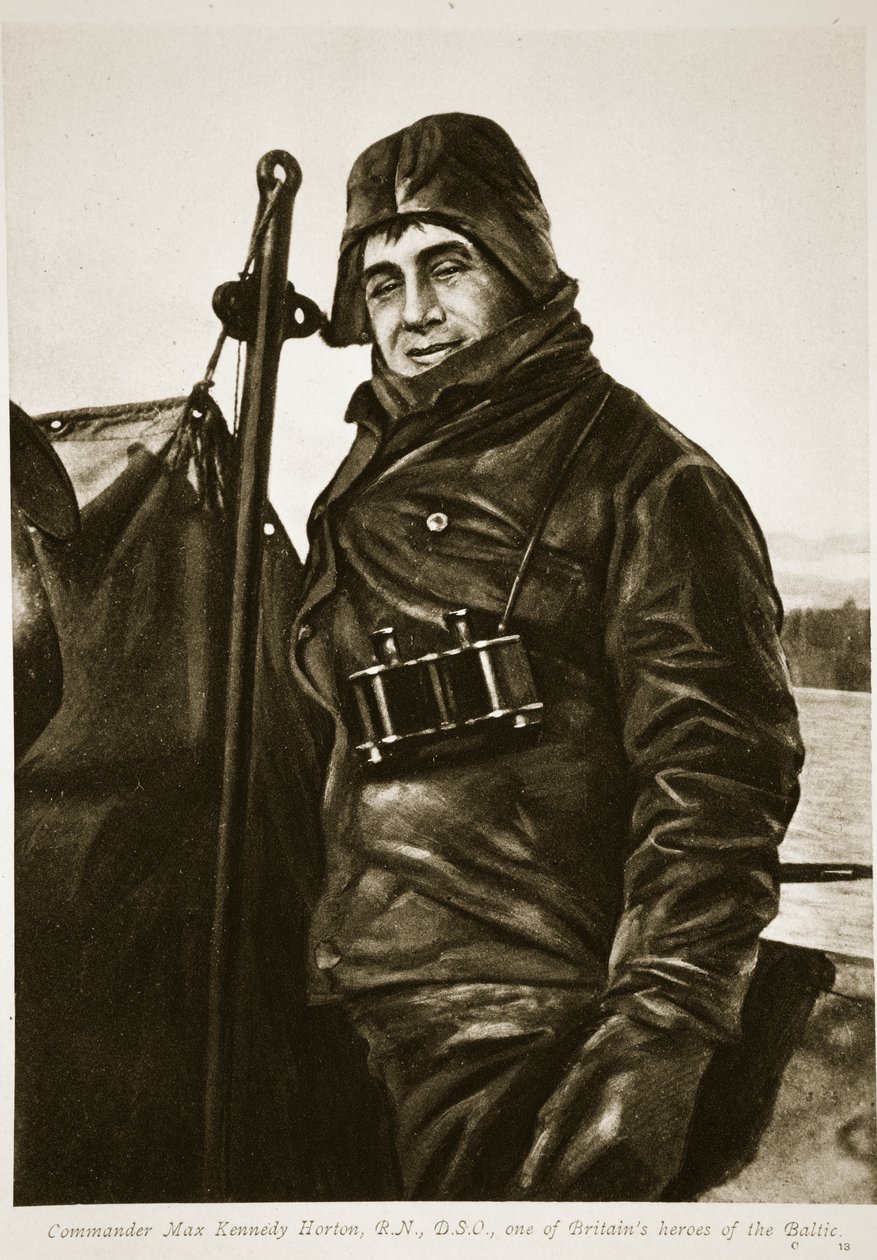Komandor Max Kennedy Horton, RN, DSO, jeden z brytyjskich bohaterów Bałtyku, 1914-19 autorstwa Unknown