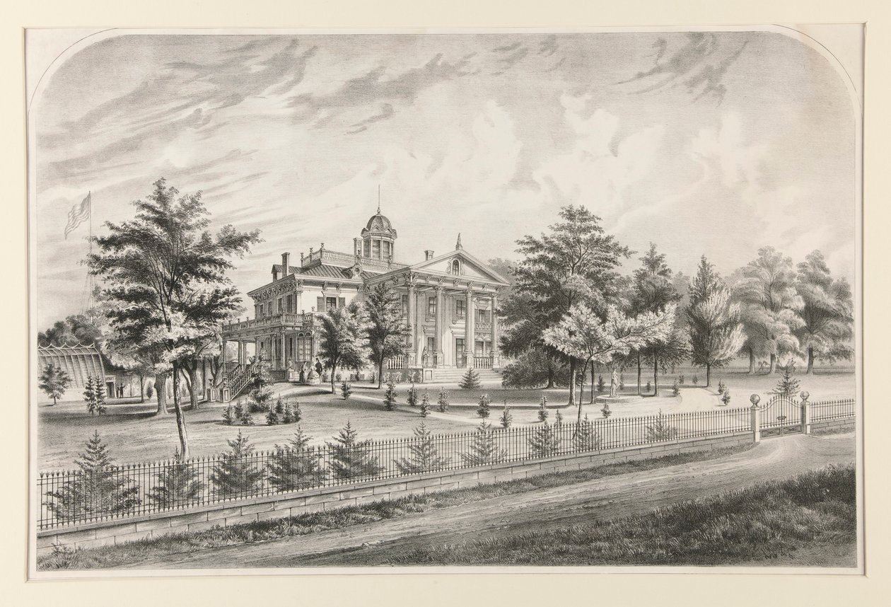Compo House, rezydencja Richarda H. Winslowa Esq. w Westport, Connecticut autorstwa Unknown