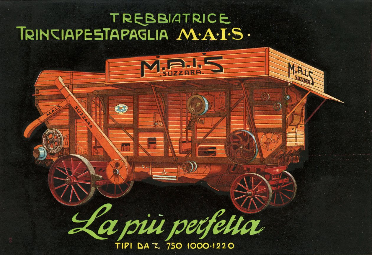 Maszyny rolnicze. Suzzara, 1925 autorstwa Unknown