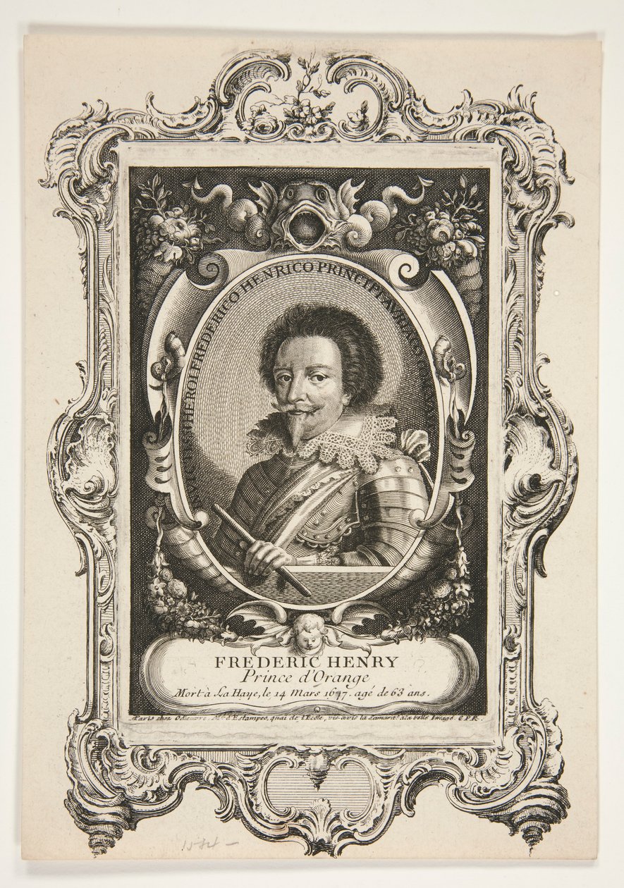 Fryderyk Henryk, książę Orański, zmarł w Hadze, 14 marca 1677, lat 63 autorstwa Unknown